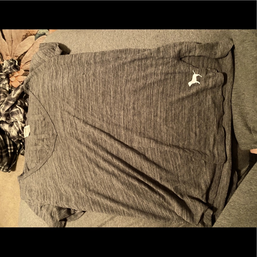 Grey Victoria’s Secret Pink shirt